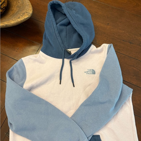 The North Face Blue and light purple hoodie - Picture 1 of 4